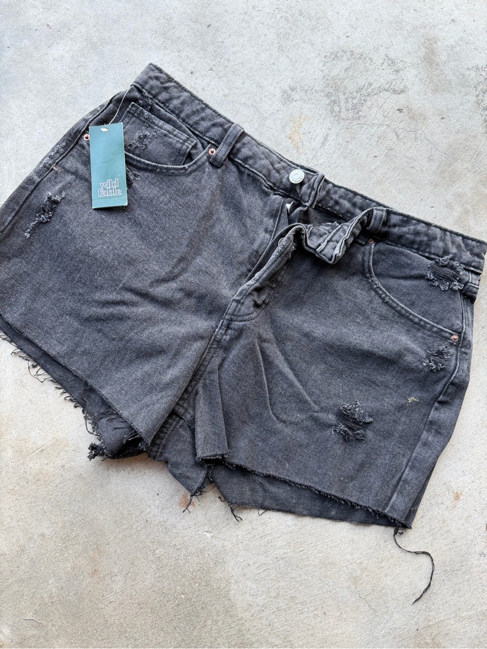 Wild Fable Black Distressed Denim Shorts
super high rise cutoff
size 12
BNWT